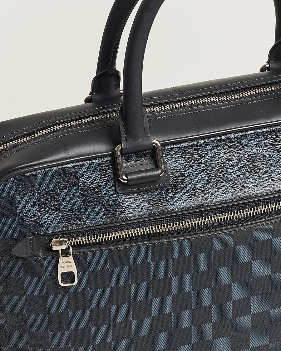 Herre | Louis Vuitton Pre-Owned Porte Documents Business Bag Damier Graphite | Louis Vuitton Pre-Owned | Porte Documents Business Bag Damier Graphite