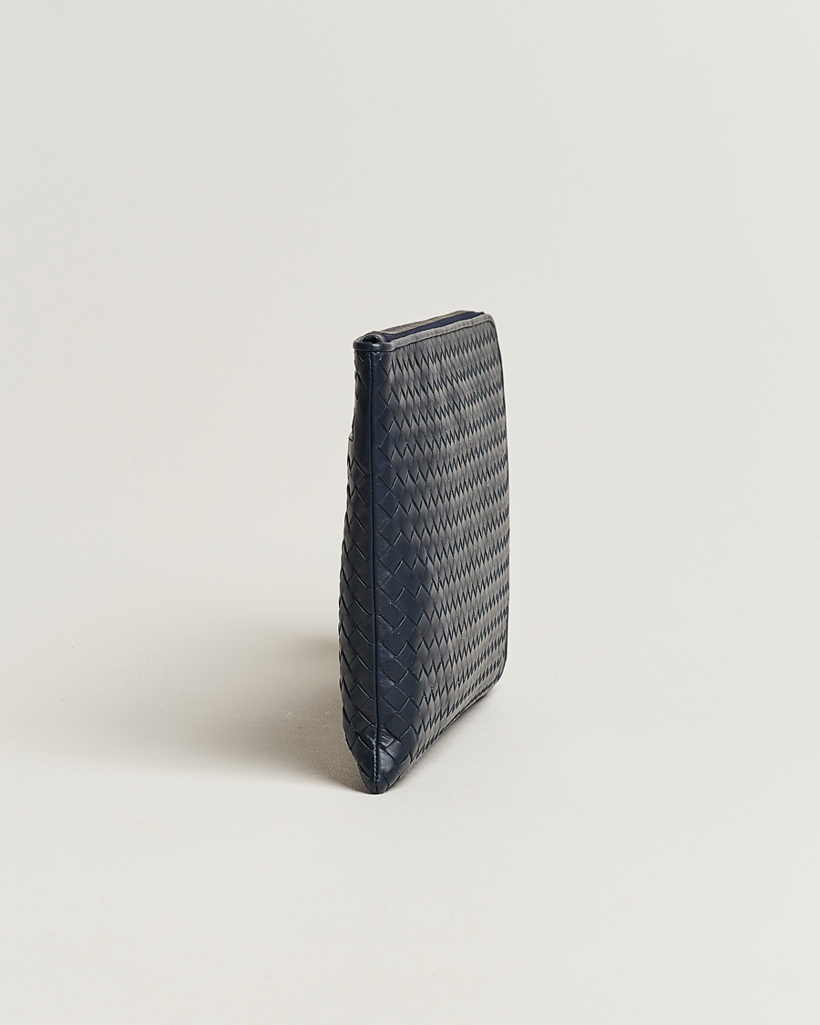 Herre | Bottega Veneta Pre-Owned Intrecciato Document Case Blue | Bottega Veneta Pre-Owned | Intrecciato Document Case Blue