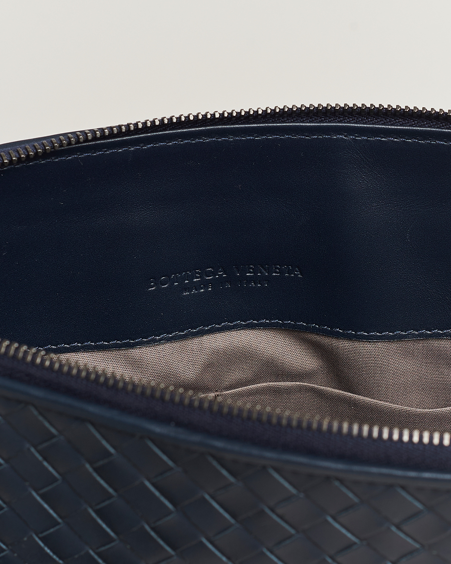 Herre | Bottega Veneta Pre-Owned Intrecciato Document Case Blue | Bottega Veneta Pre-Owned | Intrecciato Document Case Blue