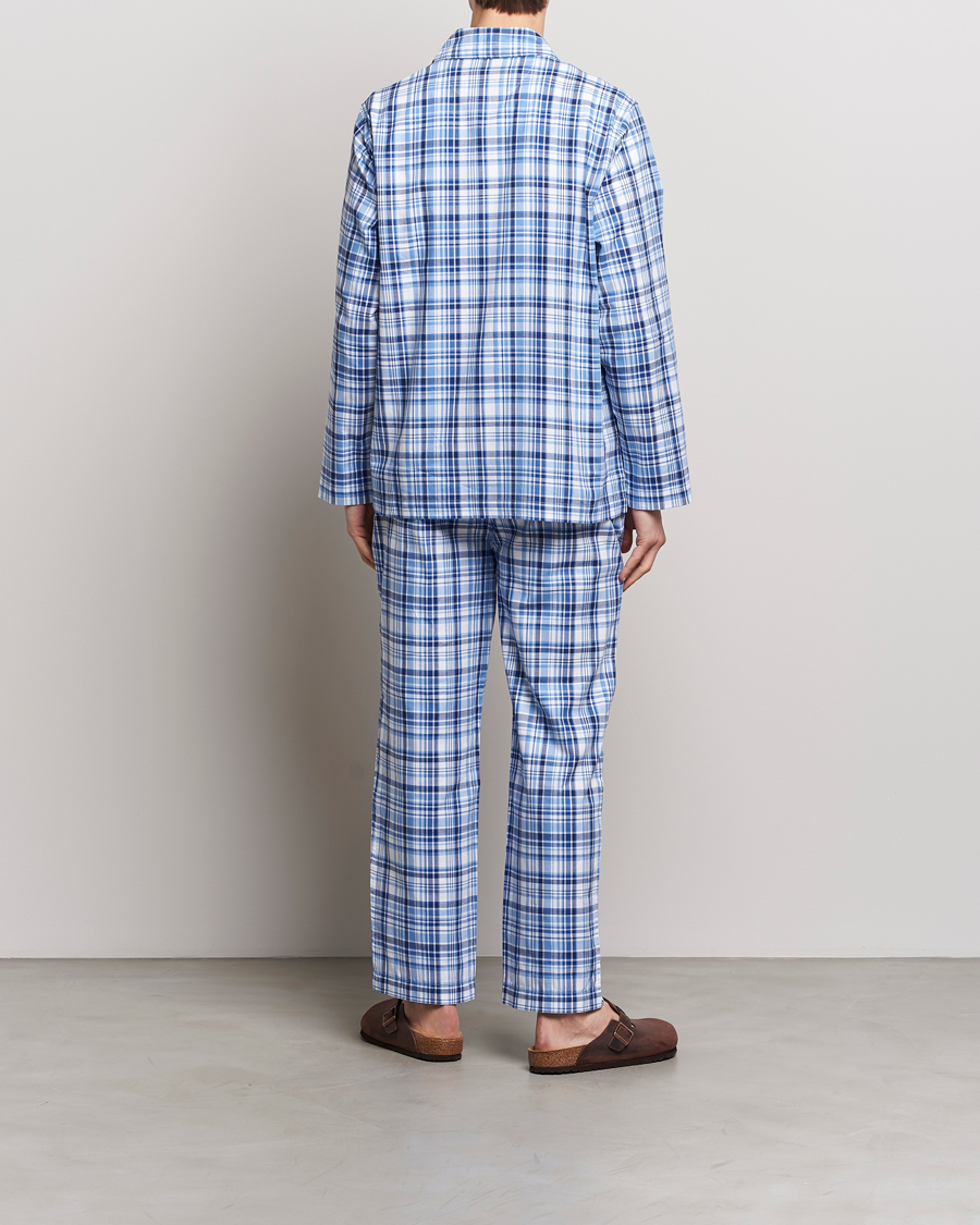 Herre | Pyjamas | Polo Ralph Lauren | Cotton Checked Pyjama Set Blue Plaid