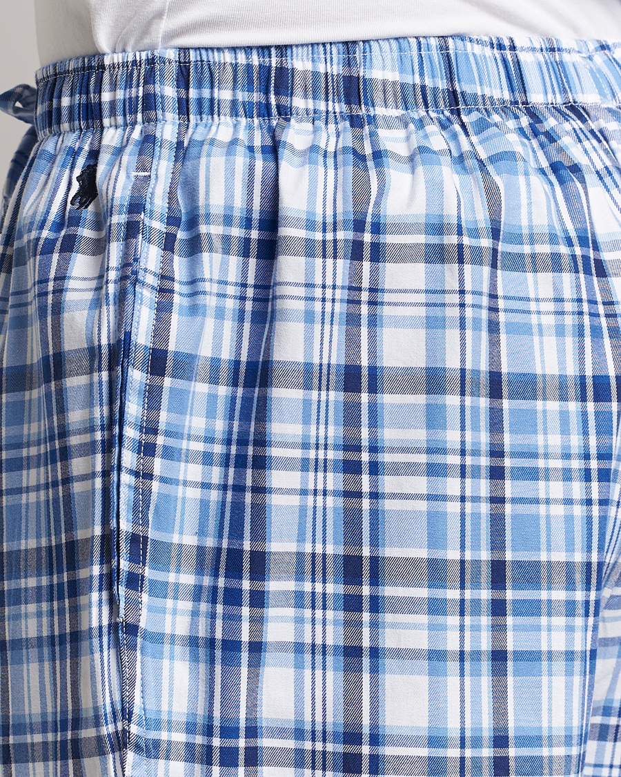 Herre | Pyjamas & Morgenkåber | Polo Ralph Lauren | Cotton Checked Pyjama Set Blue Plaid