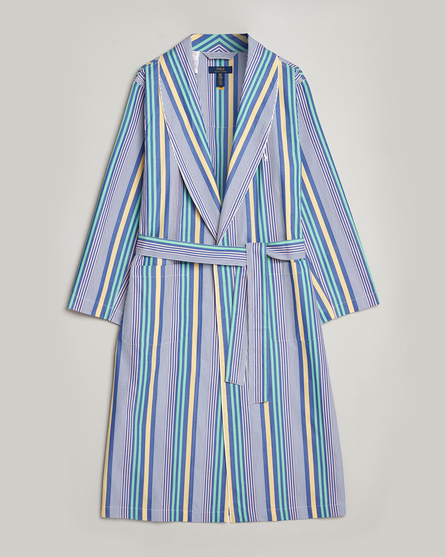 Herre | Pyjamas & Morgenkåber | Polo Ralph Lauren | Oxford Striped Robe Blue/White