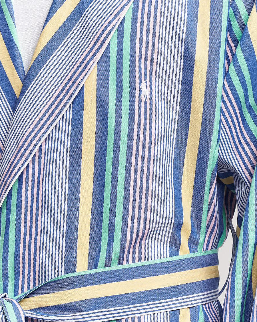 Herre | Pyjamas & Morgenkåber | Polo Ralph Lauren | Oxford Striped Robe Blue/White