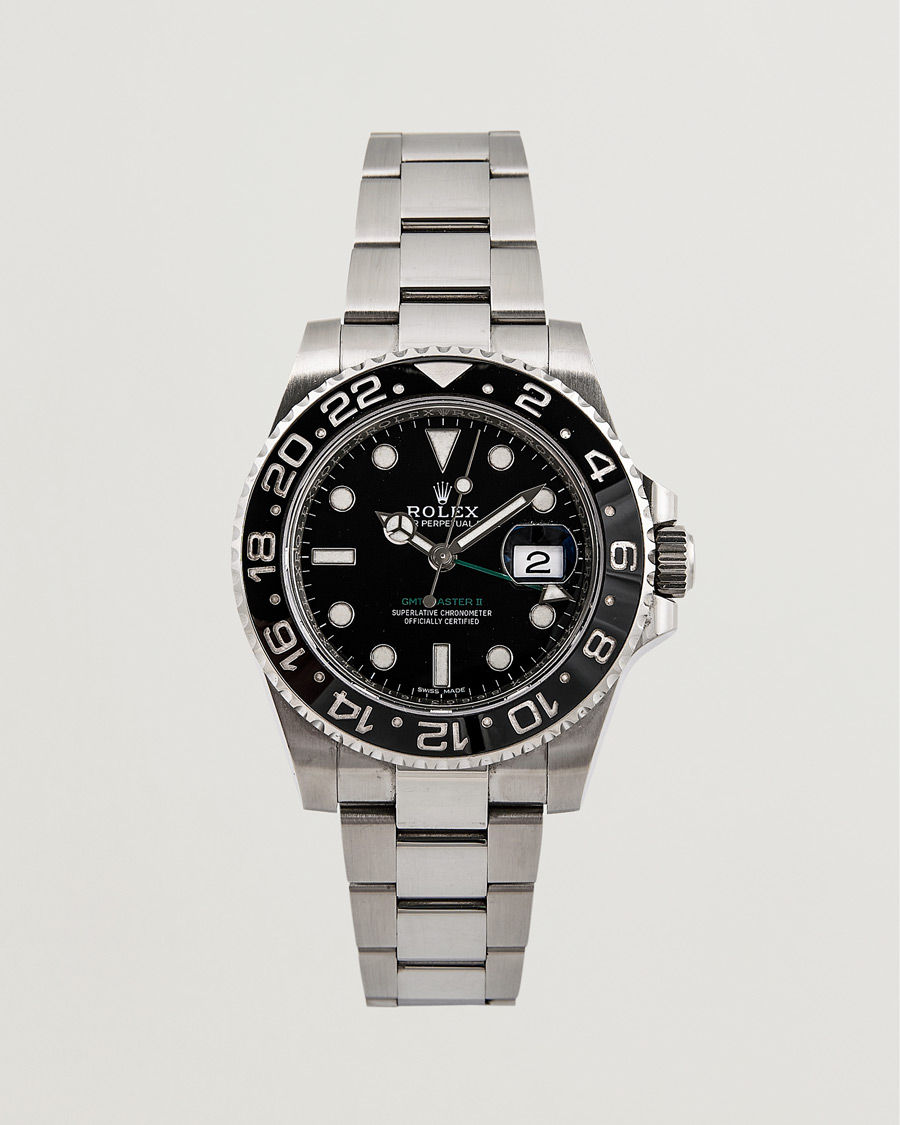 Herre | Rolex Pre-Owned GMT-Master II 116710LN Silver | Rolex Pre-Owned | GMT-Master II 116710LN Silver