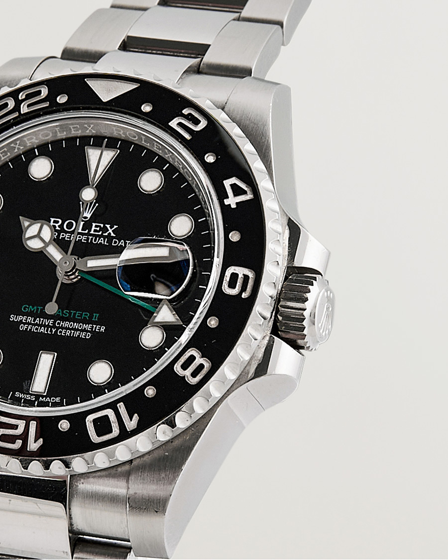 Herre | Rolex Pre-Owned GMT-Master II 116710LN Silver | Rolex Pre-Owned | GMT-Master II 116710LN Silver