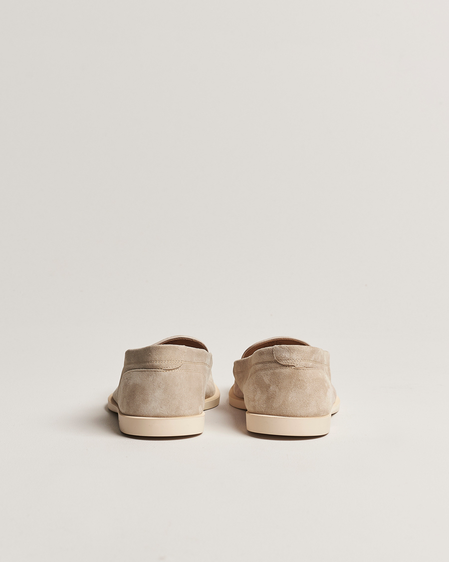 Herre | John Lobb Pace Summer Loafer Sand Suede | John Lobb | Pace Summer Loafer Sand Suede
