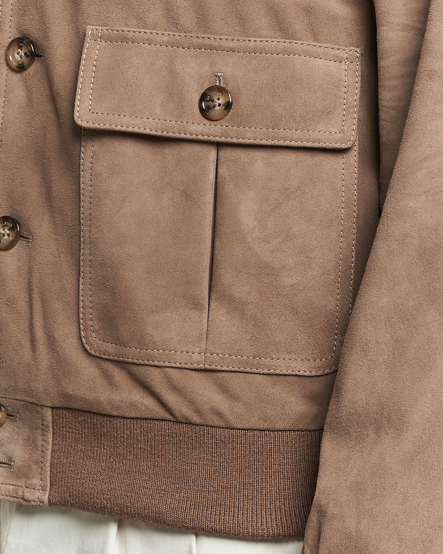 Herre | Jakker | Valstar | Valstarino Suede Jacket Greige