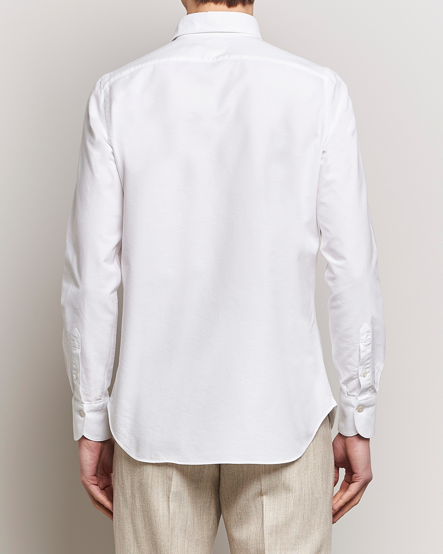 Herre | Skjorter | Finamore Napoli | Gaeta Chambray Shirt White