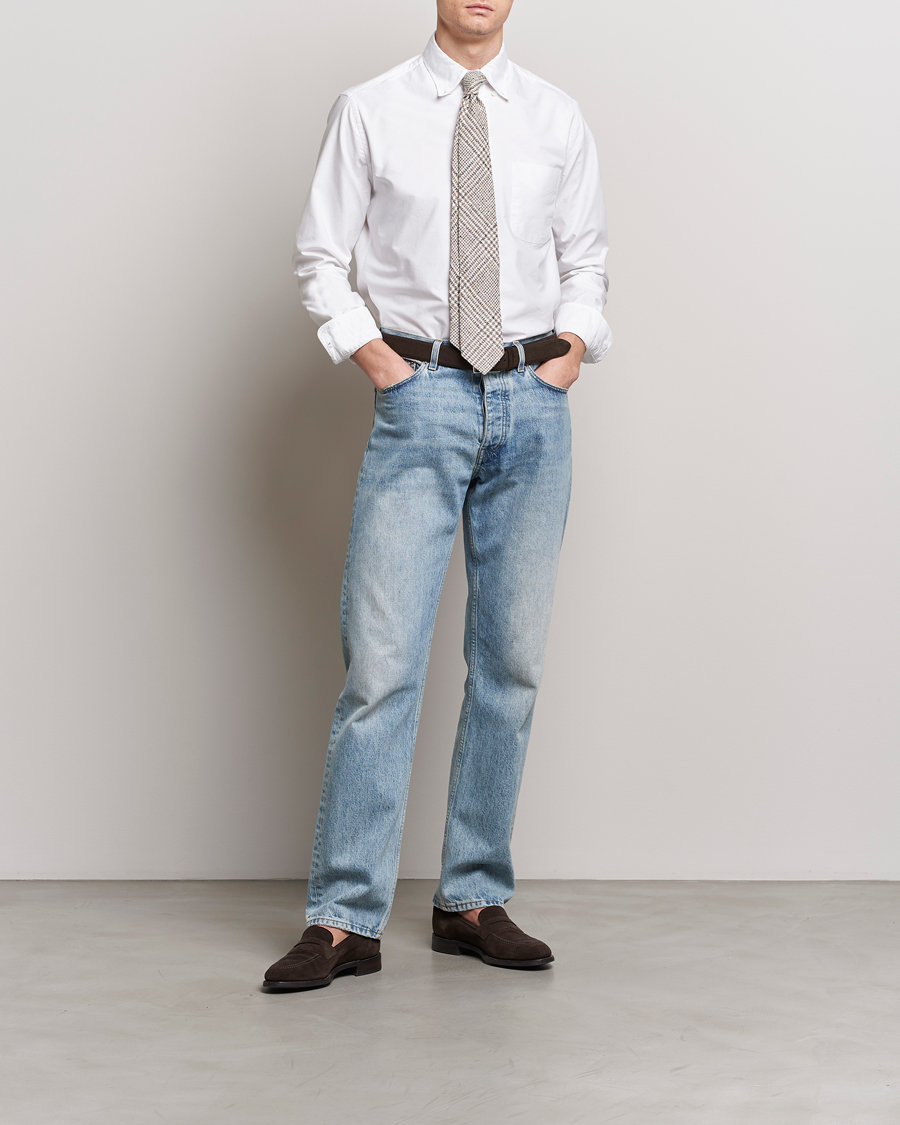 Herre | Skjorter | Gitman Vintage | Button Down Oxford Shirt White