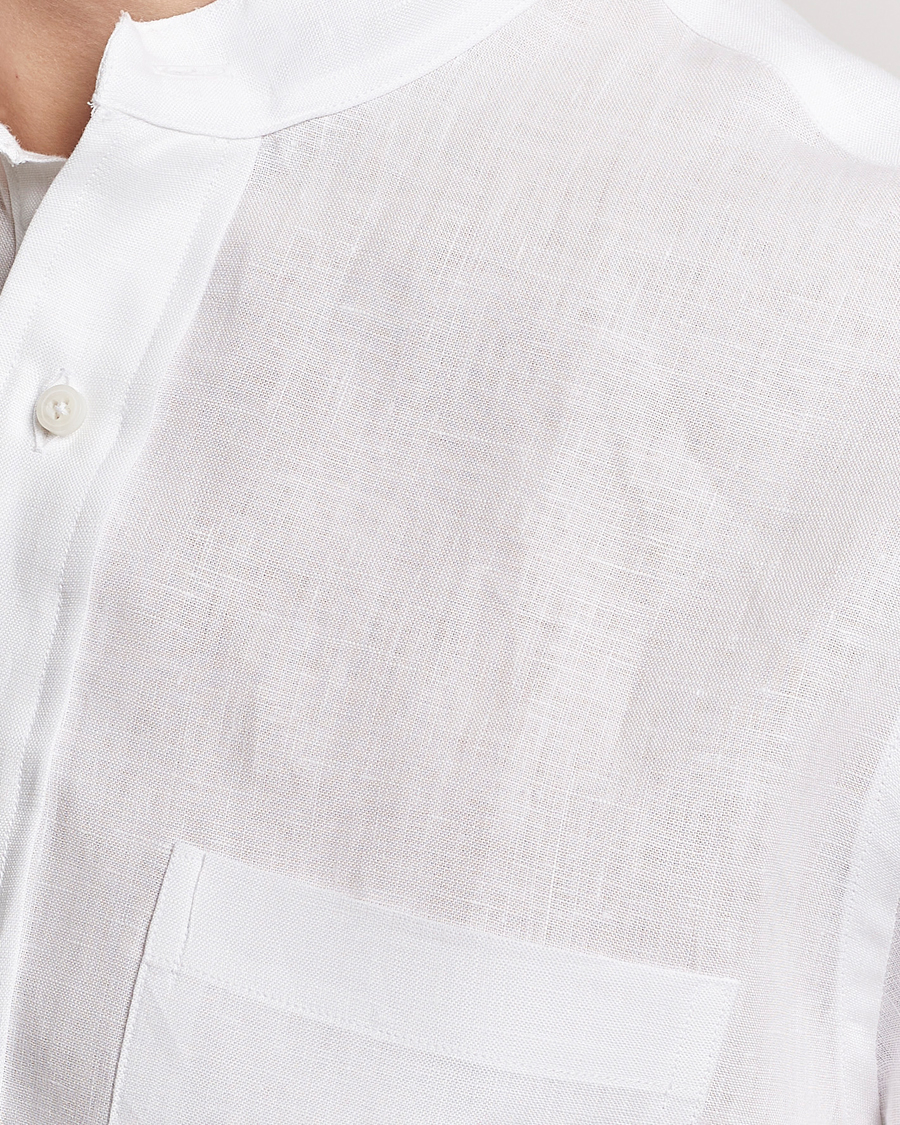 Herre | Skjorter | Gitman Vintage | Linen Popover Shirt White