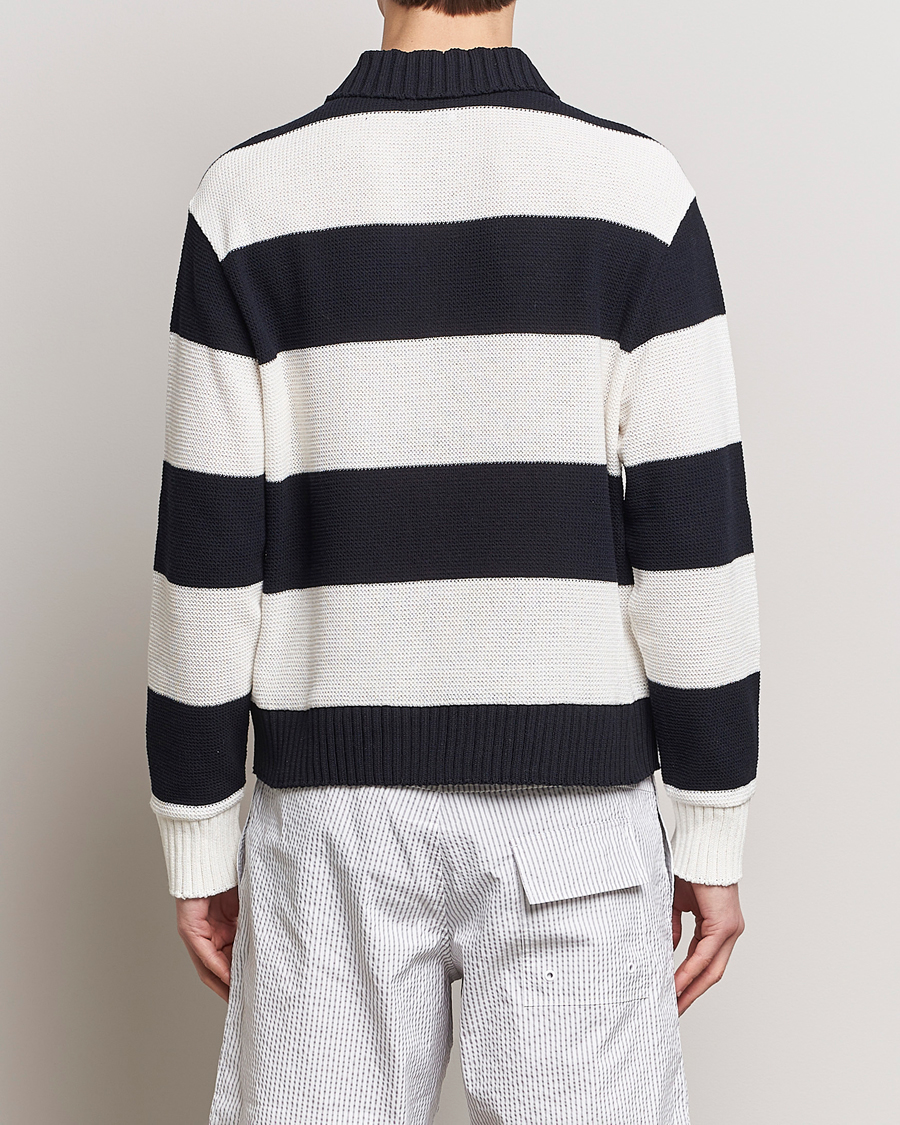 Herre | Trøjer | Thom Browne | Long Sleeve Rugby White/Navy