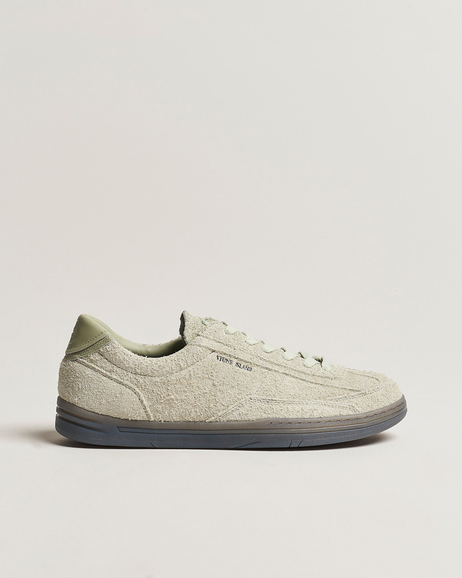Herre | Stone Island S0101 Suede Sneakers Sage | Stone Island | S0101 Suede Sneakers Sage