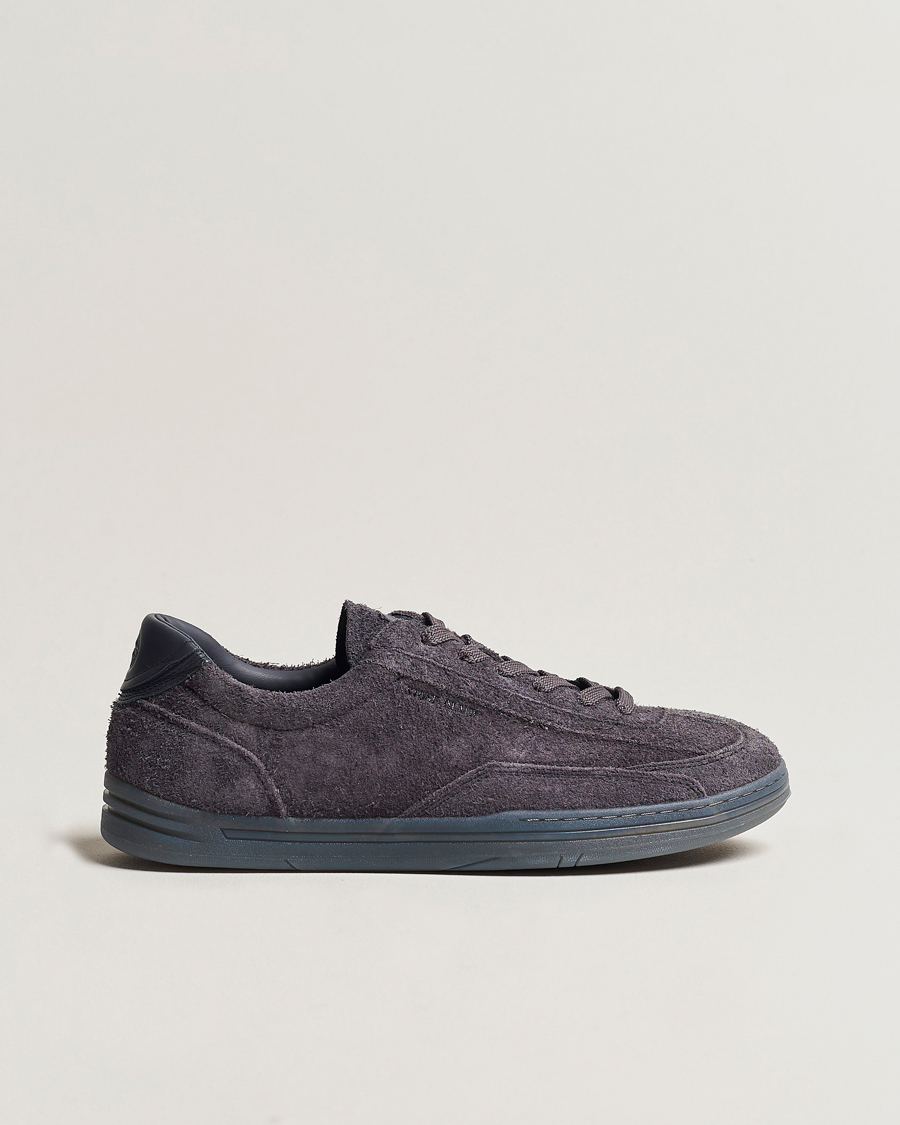 Herre | Stone Island S0101 Suede Sneakers Blue Grey | Stone Island | S0101 Suede Sneakers Blue Grey