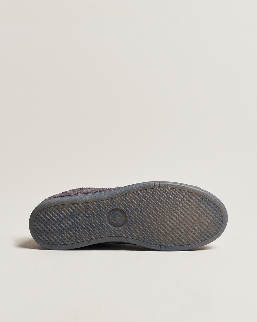Herre | Stone Island S0101 Suede Sneakers Blue Grey | Stone Island | S0101 Suede Sneakers Blue Grey