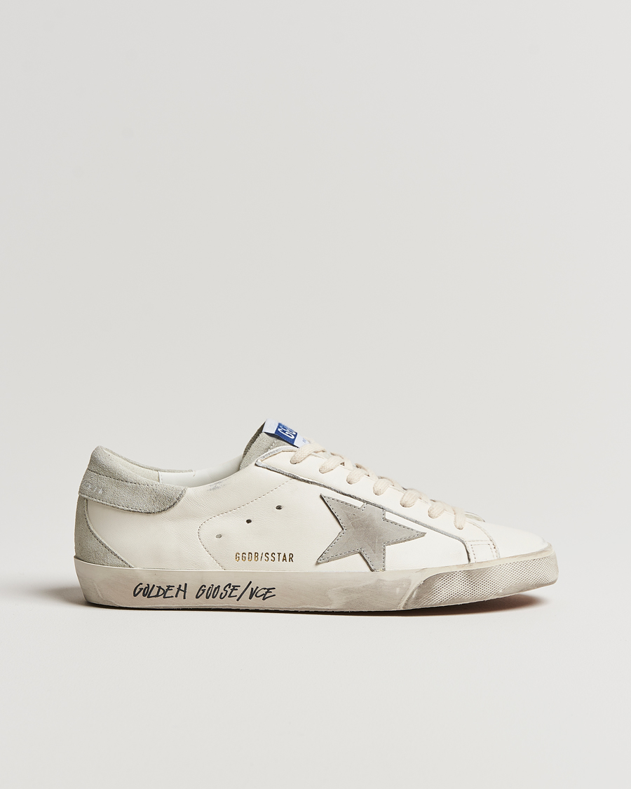 Herre | Golden Goose Deluxe Brand Super-Star Sneaker White/Ice | Golden Goose | Deluxe Brand Super-Star Sneaker White/Ice