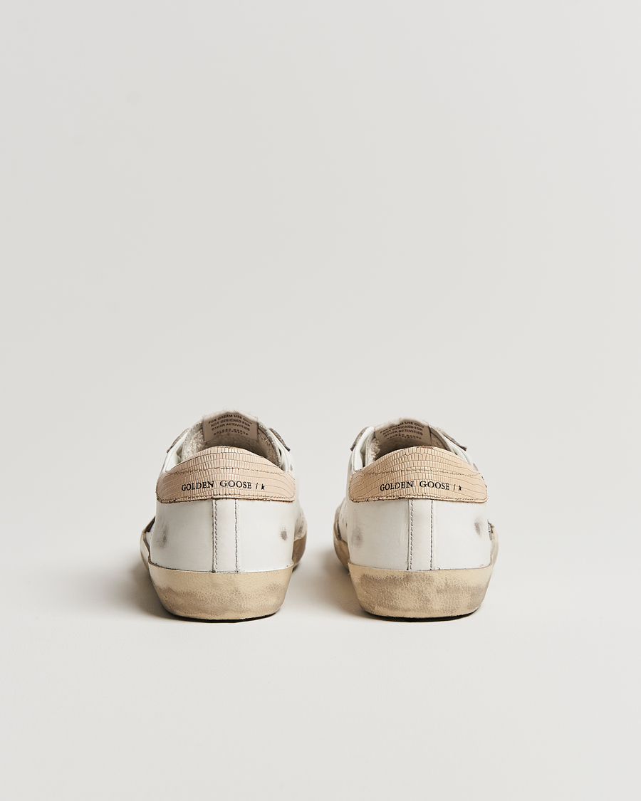 Herre | Golden Goose Deluxe Brand Super-Star Sneaker White/Brown | Golden Goose | Deluxe Brand Super-Star Sneaker White/Brown