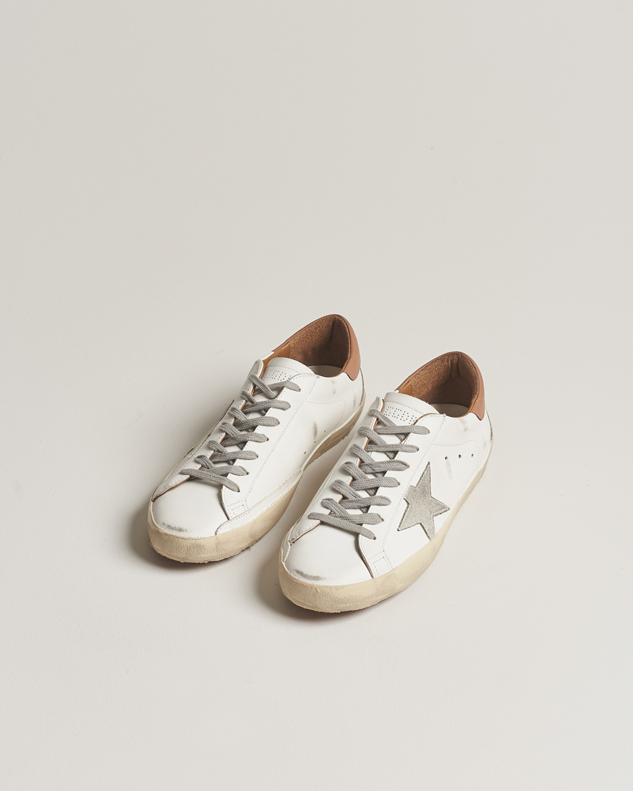 Herre | Hvide sneakers | Golden Goose | Deluxe Brand Super-Star Sneaker White/Caramel