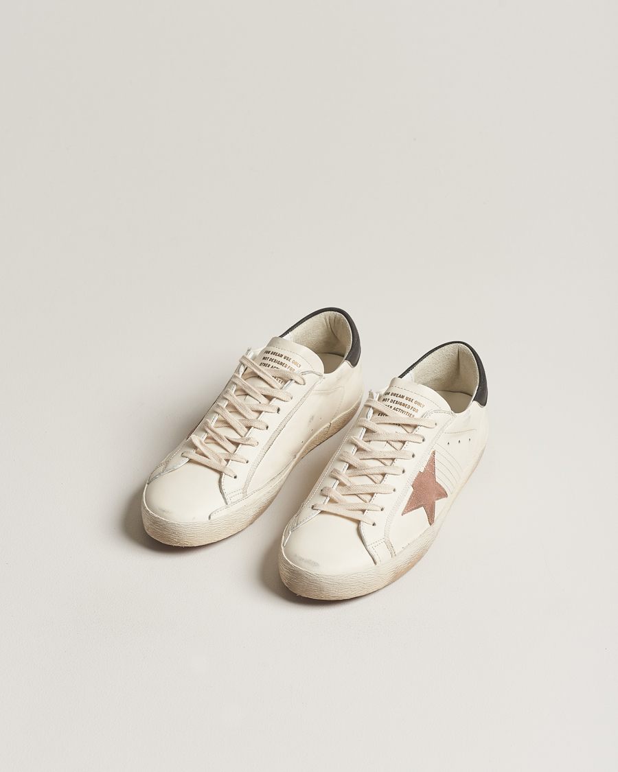 Herre | Golden Goose Deluxe Brand Super-Star Sneaker White/Black | Golden Goose | Deluxe Brand Super-Star Sneaker White/Black