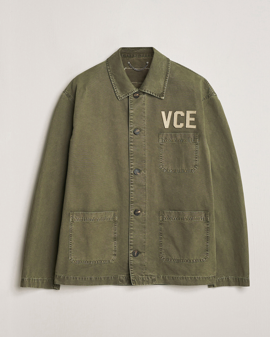 Herre | Jakker | Golden Goose | Deluxe Brand Garment Dyed Work Shirt Military Green