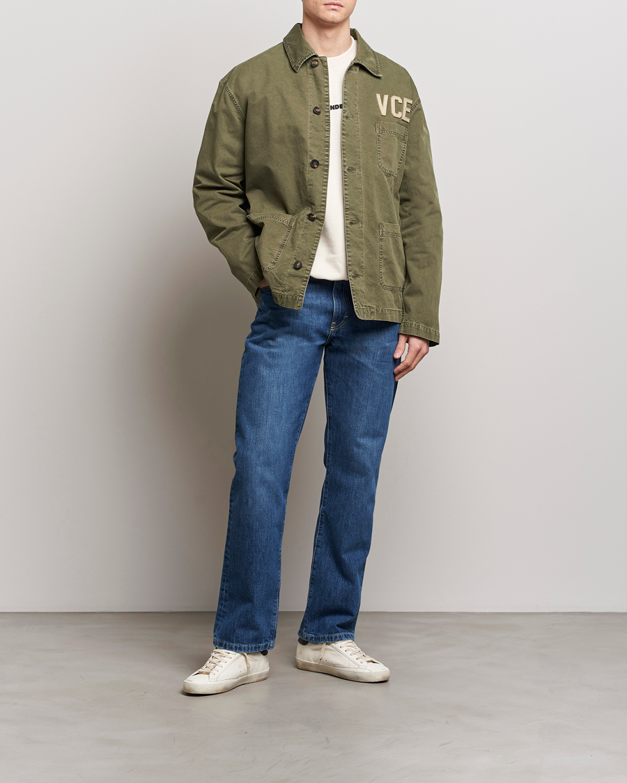 Herre | Jakker | Golden Goose | Deluxe Brand Garment Dyed Work Shirt Military Green