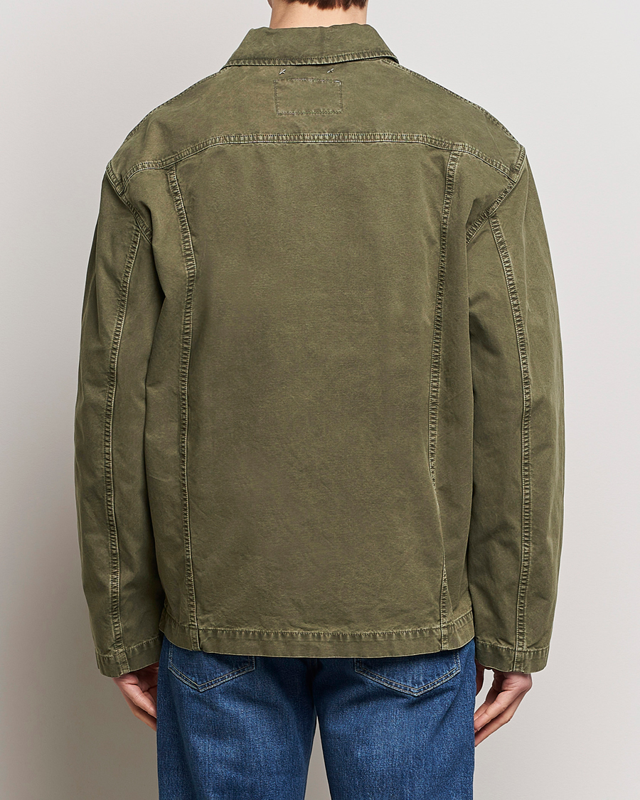 Herre | Jakker | Golden Goose | Deluxe Brand Garment Dyed Work Shirt Military Green