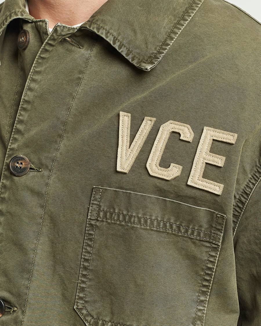 Herre | Jakker | Golden Goose | Deluxe Brand Garment Dyed Work Shirt Military Green