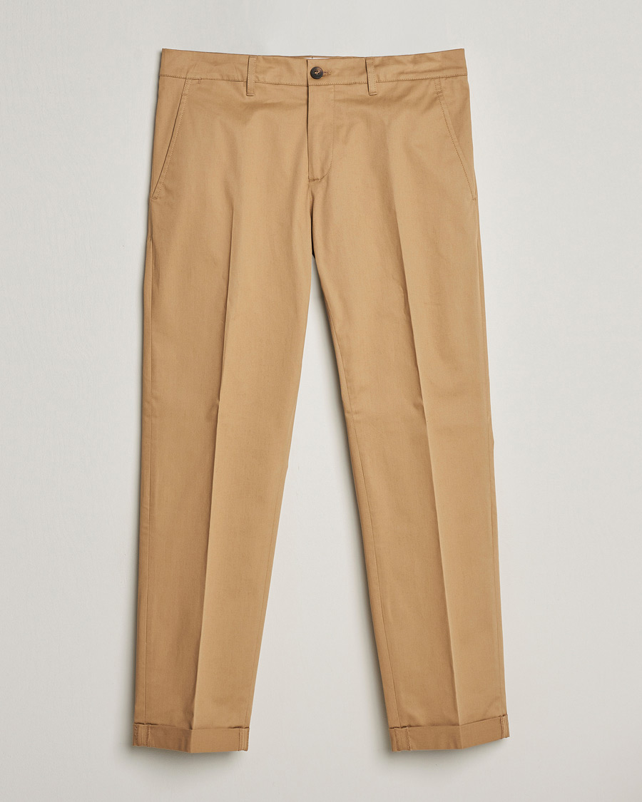 Herre | Bukser | Golden Goose | Deluxe Brand Comfort Cotton Chinos Beige