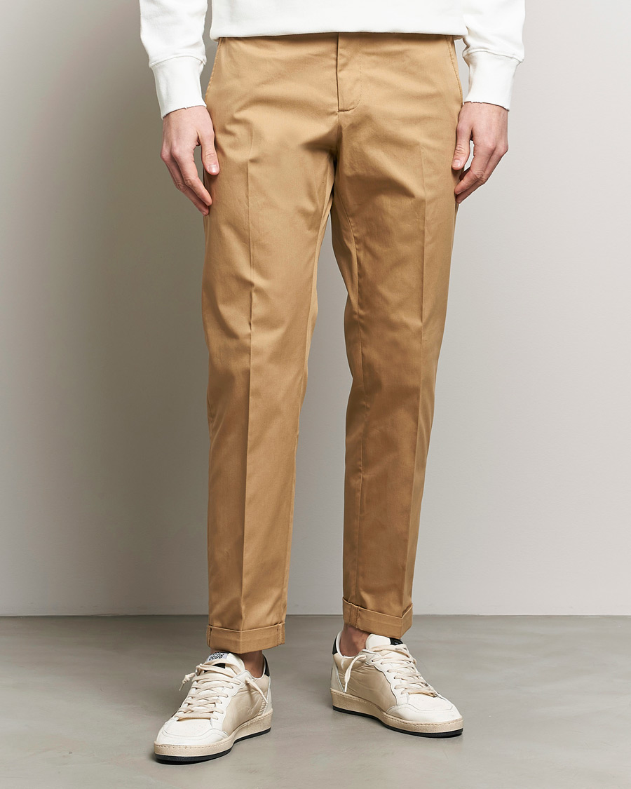 Herre | Afdelinger | Golden Goose | Deluxe Brand Comfort Cotton Chinos Beige