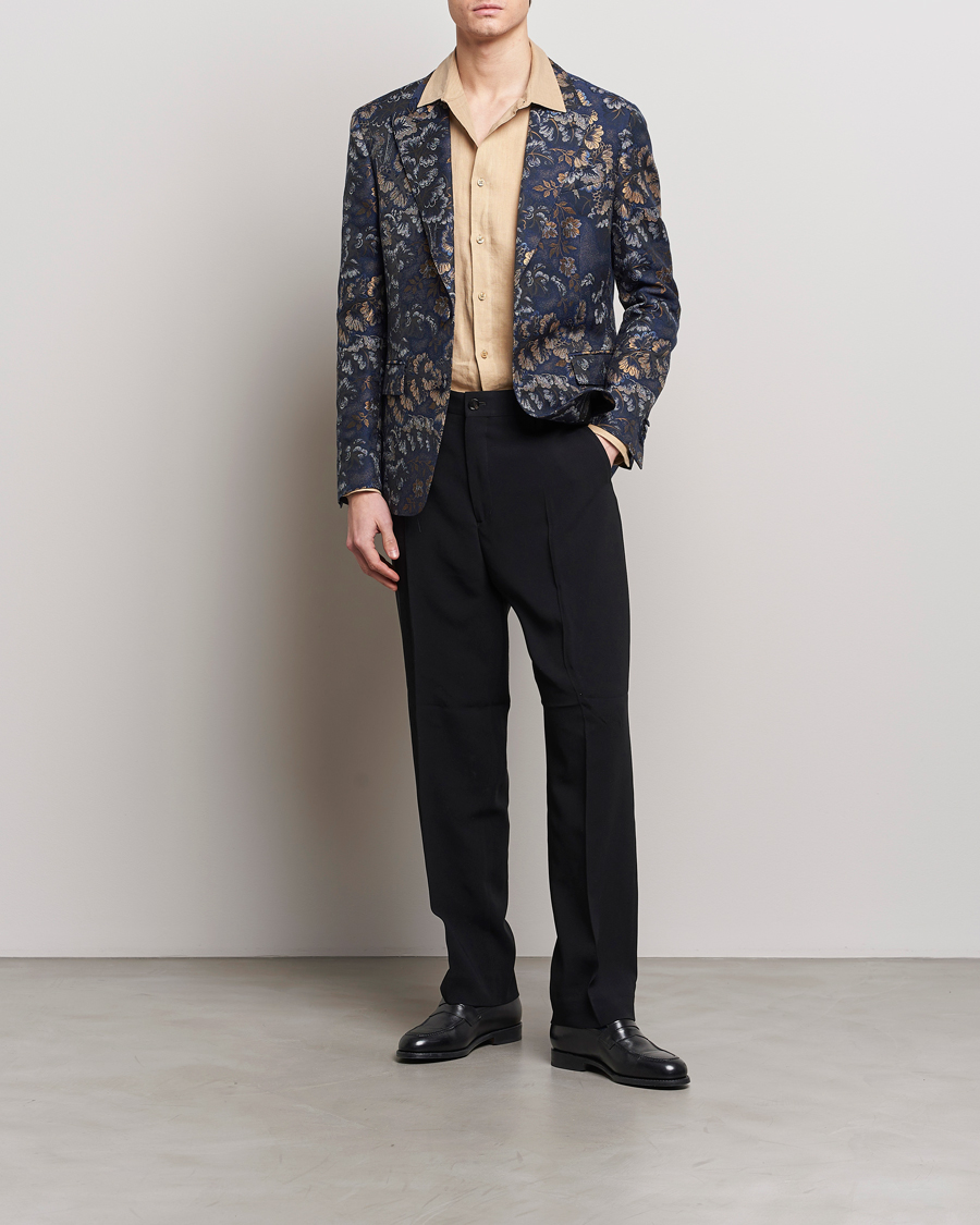 Herre | Blazere & jakker | Etro | Floral Jacquard Evening Jacket Navy