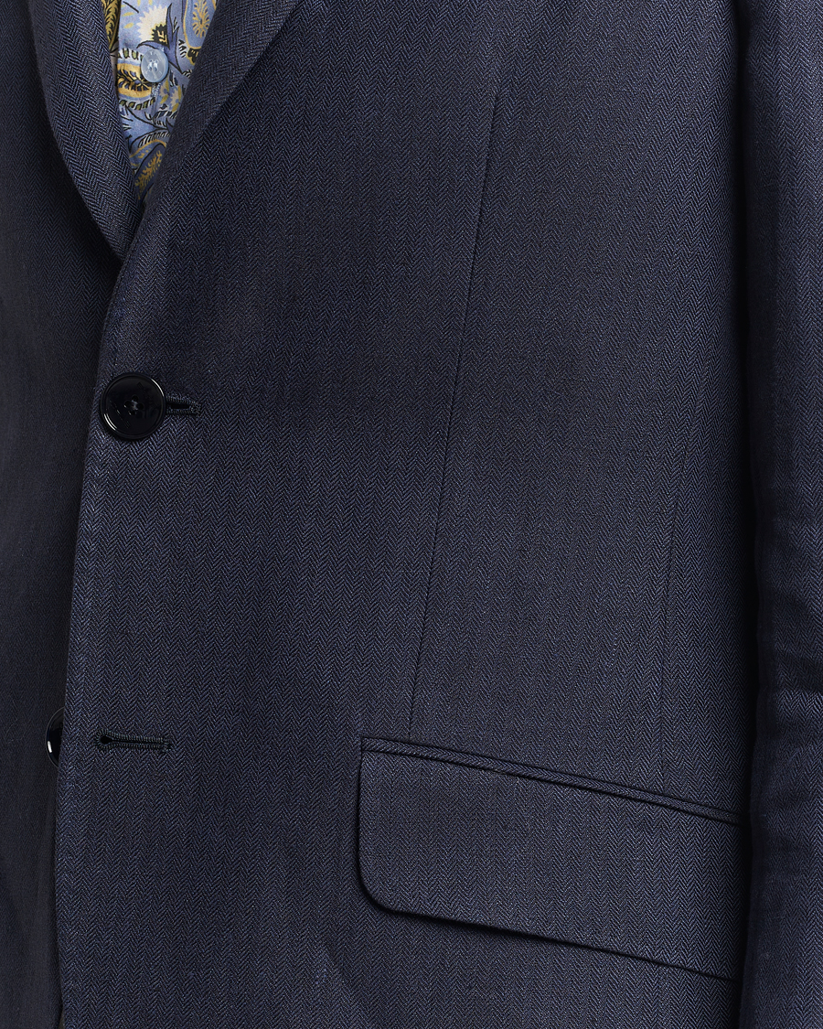 Herre | Blazere & jakker | Etro | Linen Blazer Navy