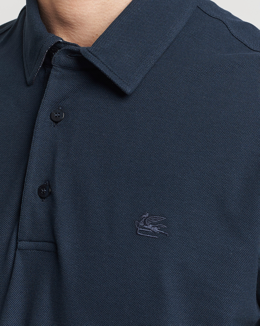 Herre | Polotrøjer | Etro | Contrast Paisley Polo Navy