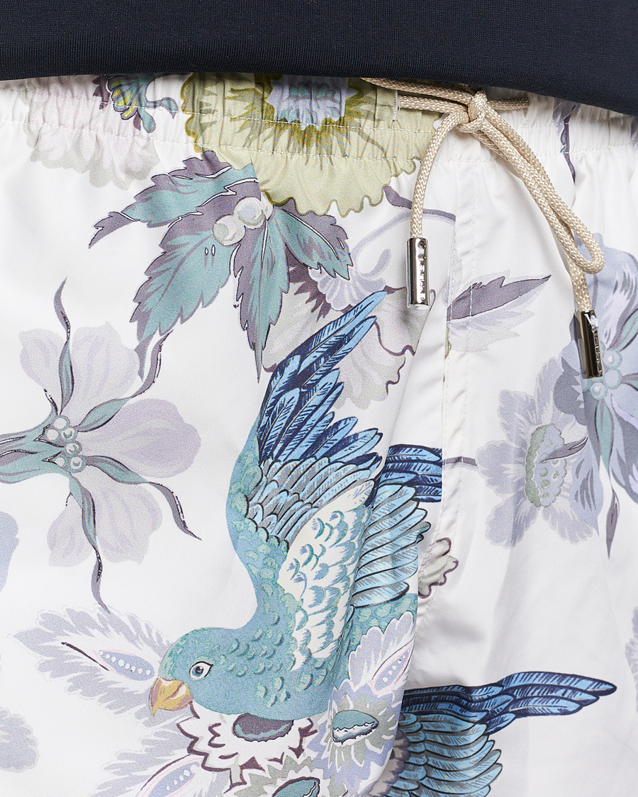 Herre | Badebukser | Etro | Floral Printed Swim Shorts Light Grey
