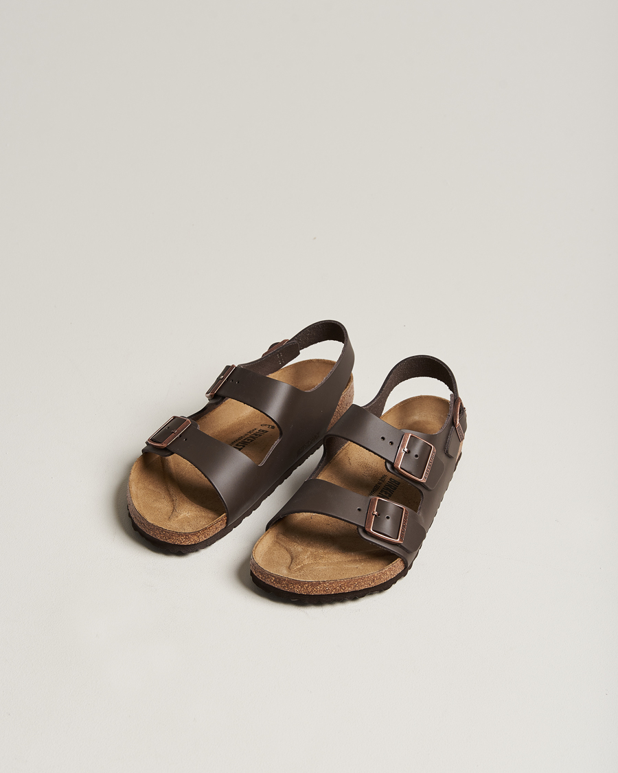 Herre | Afdelinger | BIRKENSTOCK | Milano Classic Footbed Dark Brown Leather