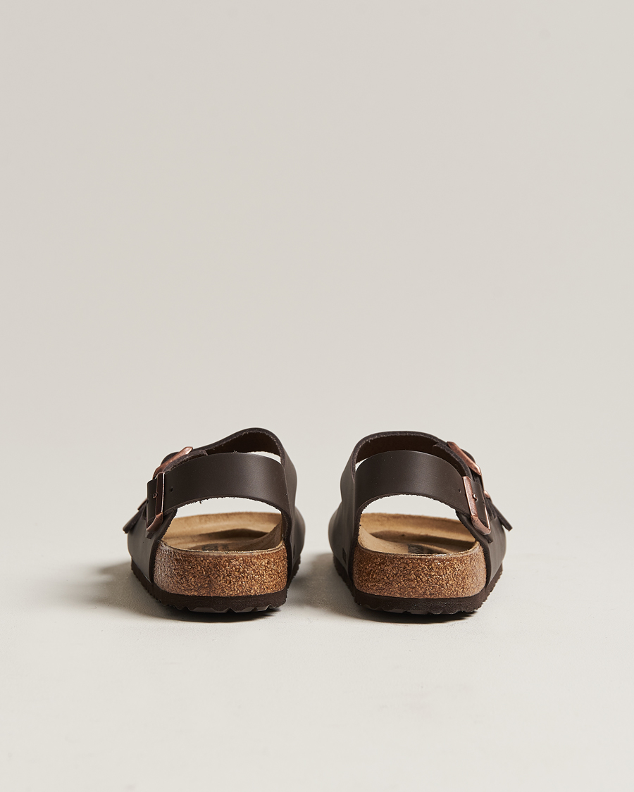 Herre | Sandaler & Hjemmesko | BIRKENSTOCK | Milano Classic Footbed Dark Brown Leather