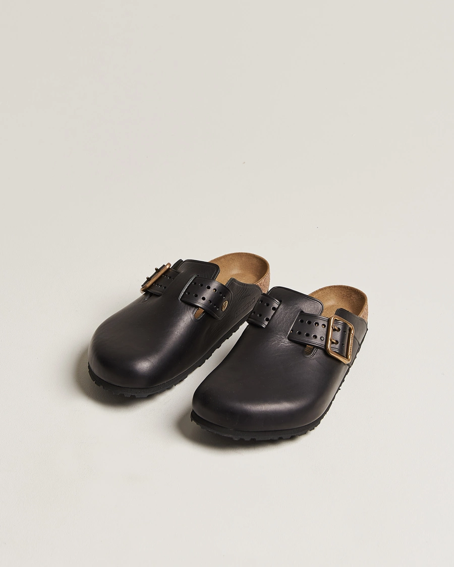 Herre | Sandaler og tøfler | BIRKENSTOCK | Boston Bold Black Leather