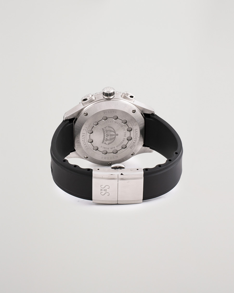Herre | Sjöö Sandström Pre-Owned UTC Skydiver 017401 Silver | Sjöö Sandström Pre-Owned | UTC Skydiver 017401 Silver