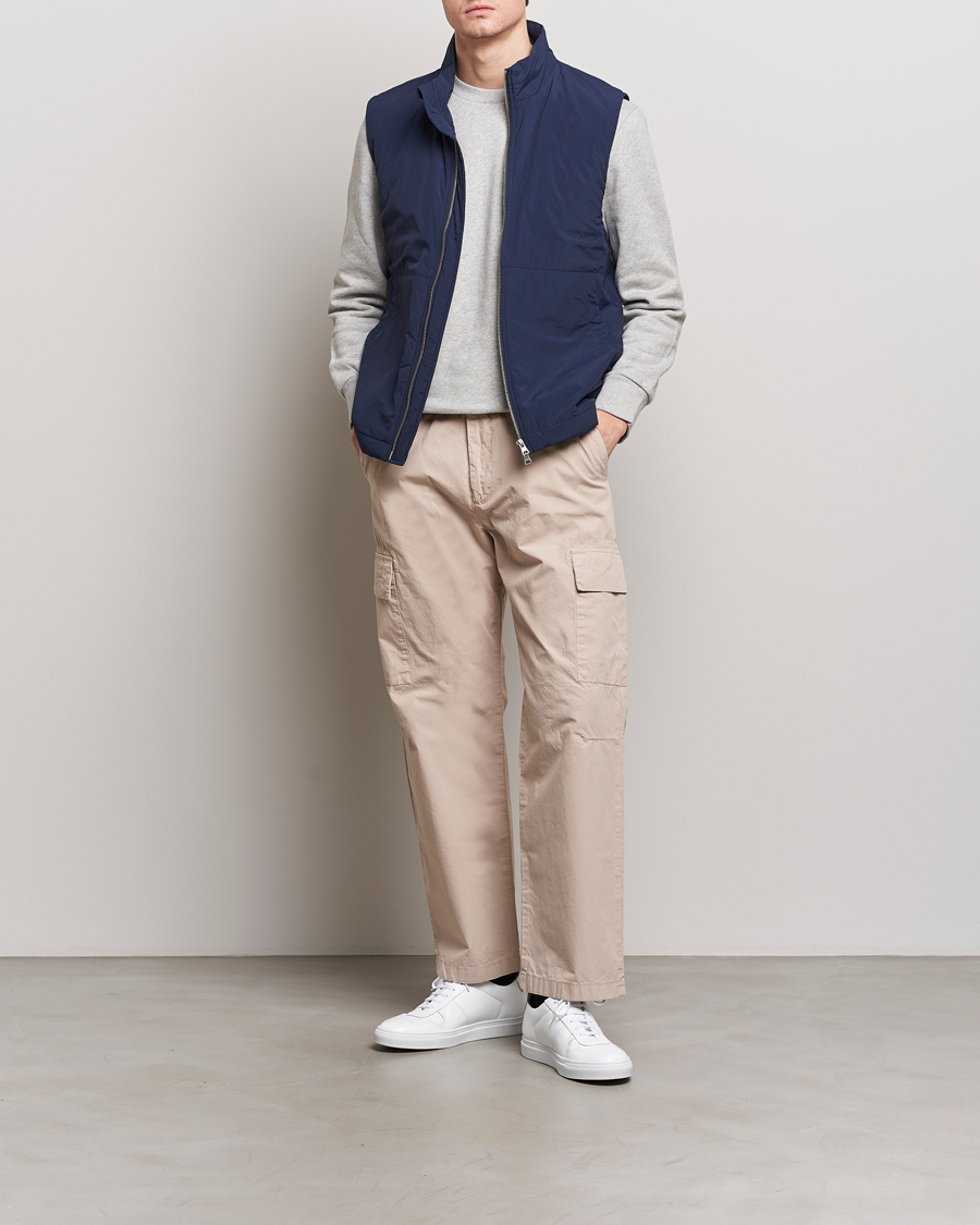Herre | Jakker | NN07 | Zack Recycled Vest Navy Blue