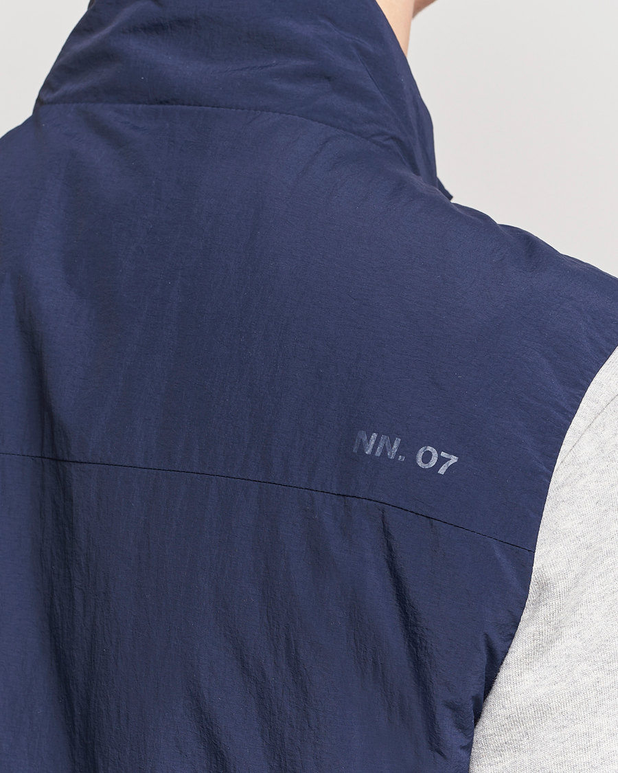 Herre | Jakker | NN07 | Zack Recycled Vest Navy Blue
