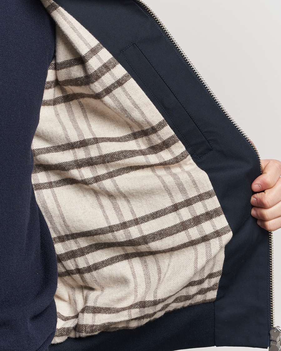 Herre | Jakker | NN07 | Dawson Harrington Jacket Navy Blue