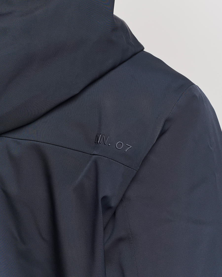 Herre | Jakker | NN07 | Knox Hooded Coat Navy Blue
