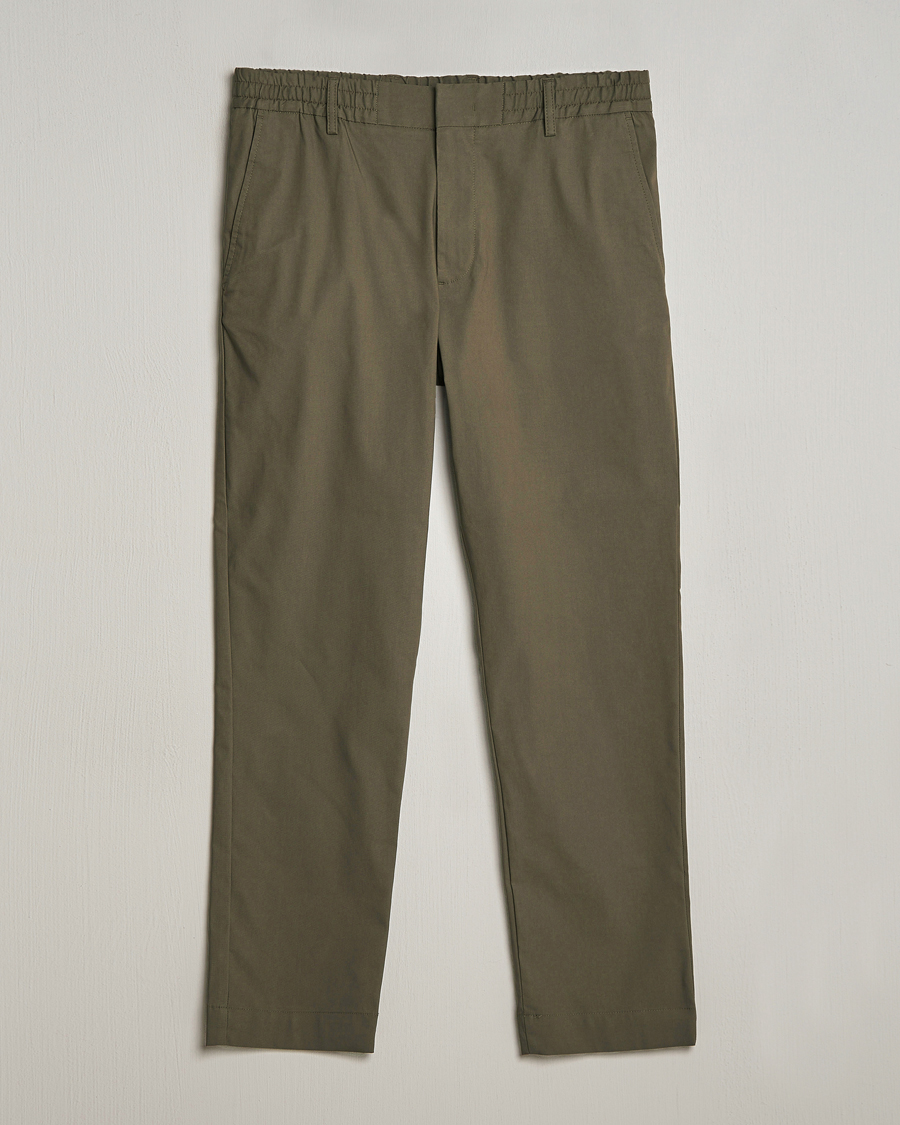 Herre | Bukser | NN07 | Billie Drawstring Pants Capers Green