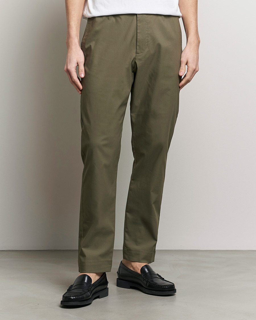 Herre | Bukser | NN07 | Billie Drawstring Pants Capers Green