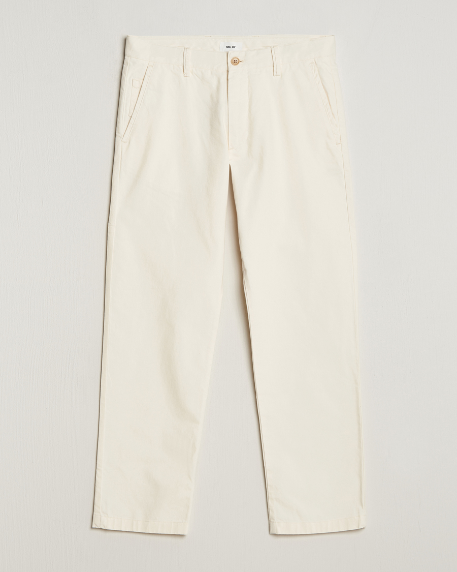 Herre | Bukser | NN07 | Alex Workwear Pants Off White