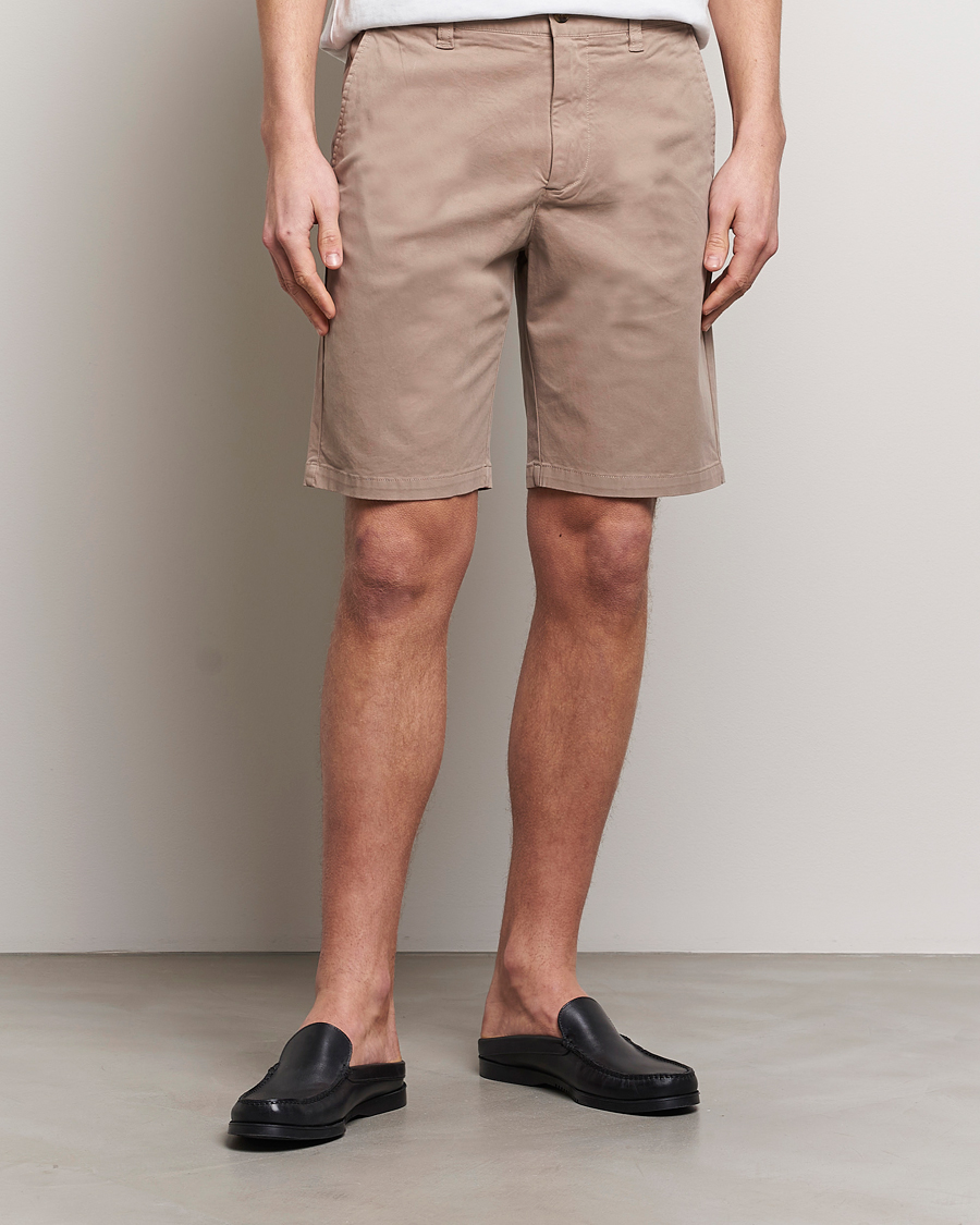 Herre | Chino shorts | NN07 | Crown Shorts Greige