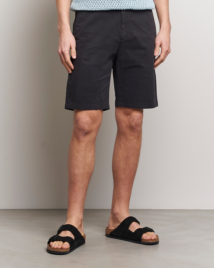 Herre | Chino shorts | NN07 | Crown Shorts Black