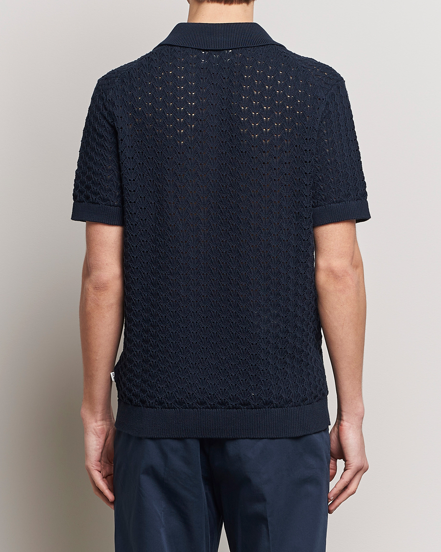 Herre | Polotrøjer | NN07 | Manuel Structured Polo Navy Blue
