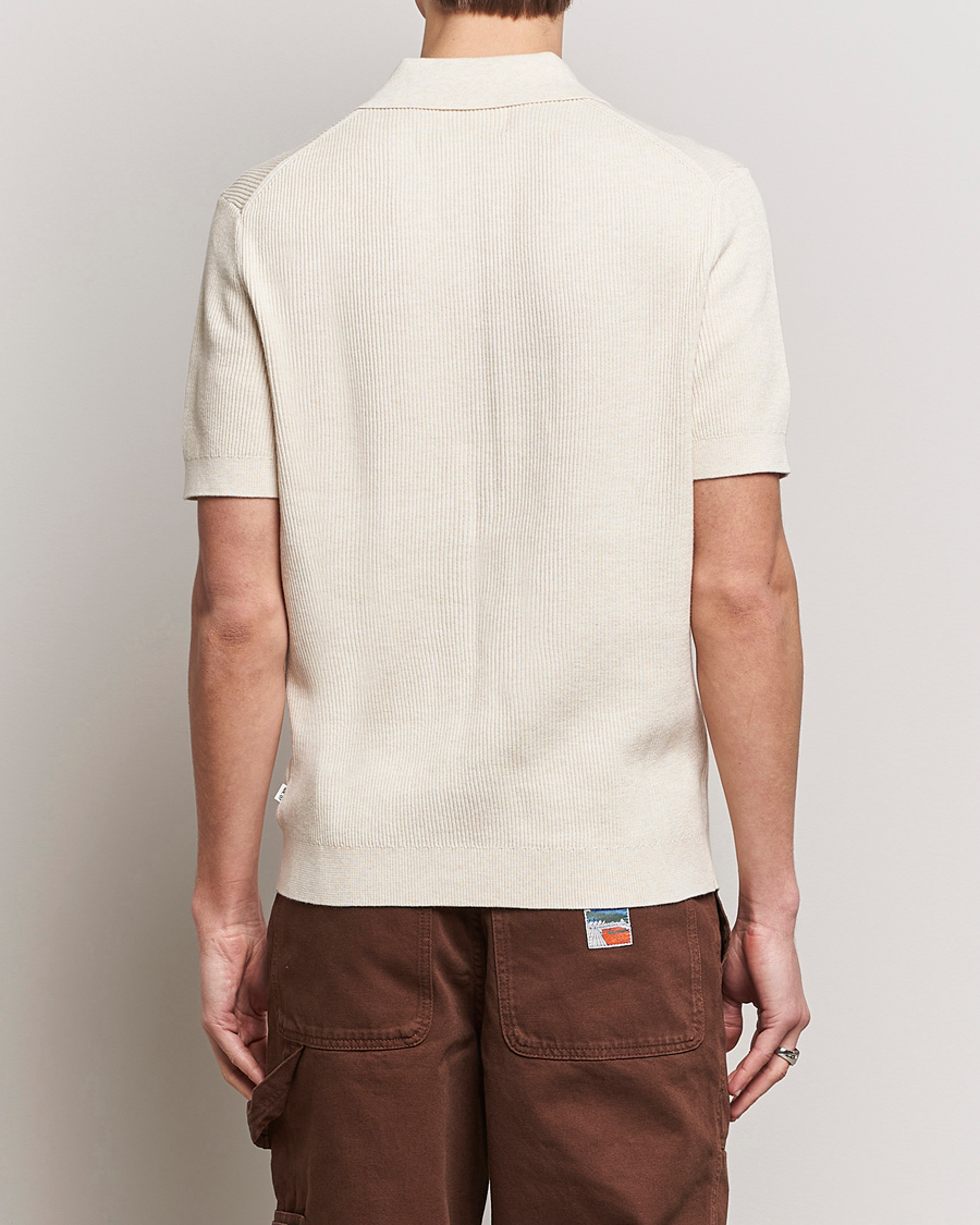 Herre | Polotrøjer | NN07 | Hansie Zip Polo Ecru