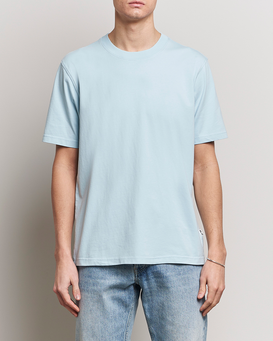 Herre | Afdelinger | NN07 | Adam Pima Crew Neck T-Shirt Winter Sky 