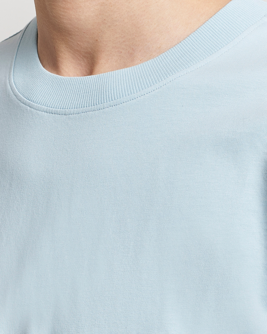 Herre | T-Shirts | NN07 | Adam Pima Crew Neck T-Shirt Winter Sky