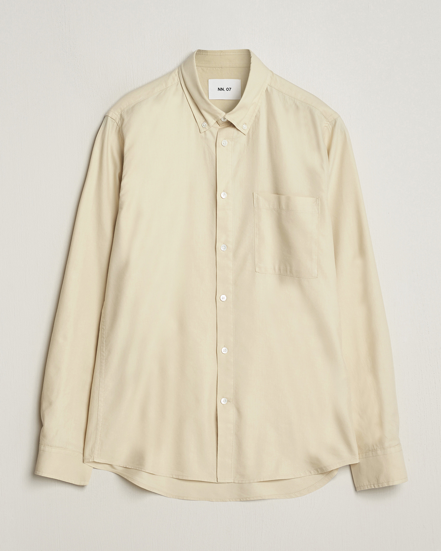 Herre | Skjorter | NN07 | Arne Tencel Shirt Ecru